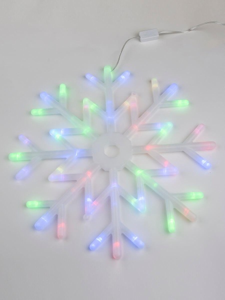 Подвесной светодиодный светильник «Снежинка» Uniel ULD-H4040-048/DTA RGB IP20 Snowflake UL-00007250 Подвесной светодиодный светильник «Снежинка» Uniel ULD-H4040-048/DTA RGB IP20 Snowflake UL-00007250