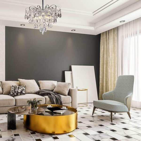 Подвесная люстра Escada Crown 682/6PL Chrome Подвесная люстра Escada Crown 682/6PL Chrome