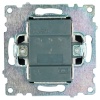 Выключатель трехклавишный Stekker Катрин GLS10-7108-05 черный 49172