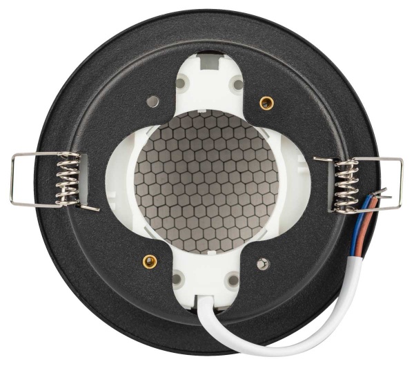 Светильник встраиваемый ЭРА KL111 BK под лампу GX53 черный матовый Б0061535