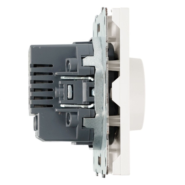 Выключатель диммирующий (механизм), Stekker, 250В, 500W Эмили, RSW10-5106-01, белый фарфор, soft touch 49868