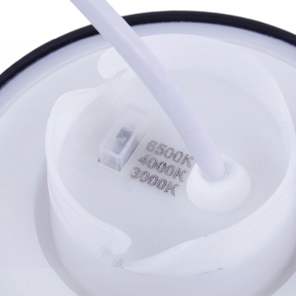 Уличный накладной светильник Uniel ULU-P35R-12W/3000K+4000K+6500K/D18 IP65 BLACK UL-00013632