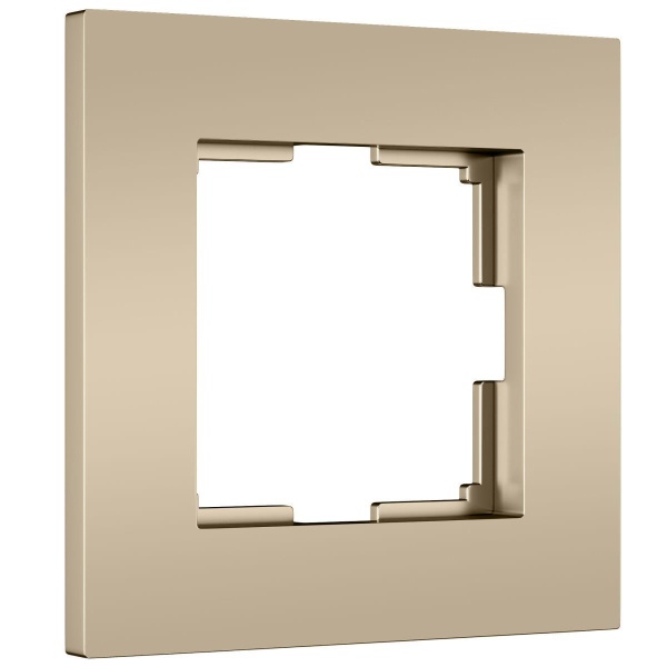 Рамка на 1 пост Slab шампань софт W0012911 a071623