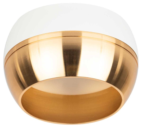 Накладной светильник ЭРА OL14 GX53 WH/GD Б0049038