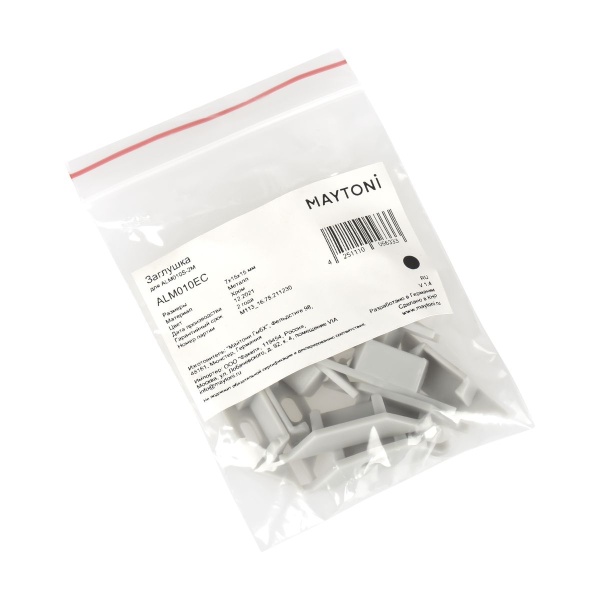 Заглушка Maytoni Technical для профиля ALM010S (10 шт) ALM010EC Заглушка Maytoni Technical для профиля ALM010S (10 шт) ALM010EC
