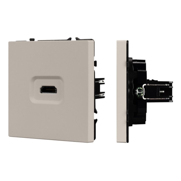 Механизм HDMI розетки SCT-NOBE-MHD1-SFPL-CA Arlight 061842