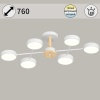 Светильник потолочный Reluce 03335-0.3-06 WH+WOOD