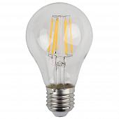 Лампа светодиодная филаментная ЭРА E27 7W 4000K прозрачная F-LED A60-7W-840-E27 Б0019013