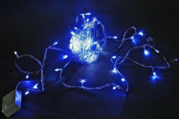 Cветодиодная гирлянда Sneha нить 230V синий 8 режимов A-001 LED BL