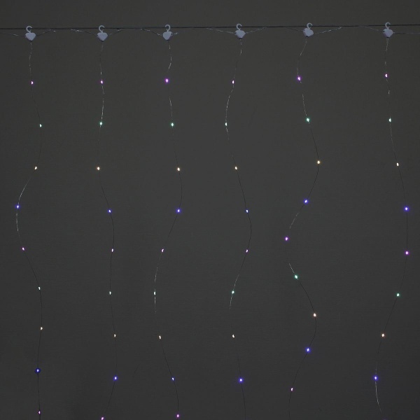 Cветодиодная гирлянда Sneha занавес Роса разноцветный настраиваемый контроллером A-972 MIX