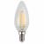 Лампа светодиодная филаментная ЭРА E14 5W 4000K свеча прозрачная F-LED B35-5W-840-E14