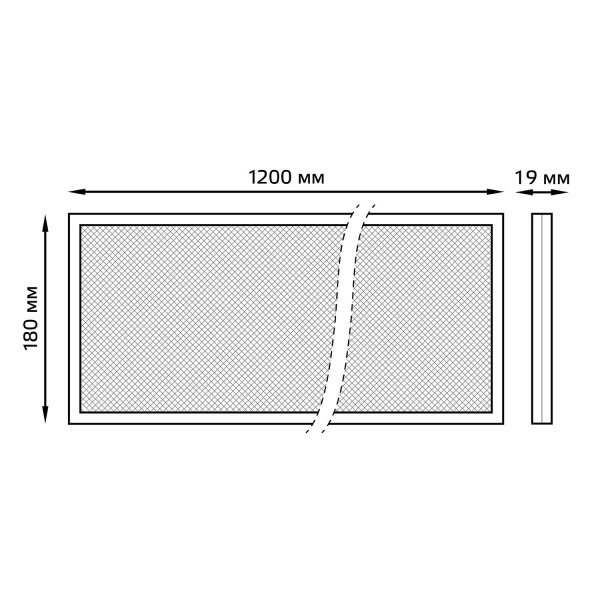 Встраиваемый светодиодный светильник Gauss 860125336 Встраиваемый светодиодный светильник Gauss 860125336