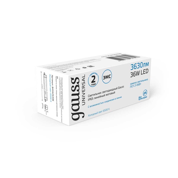 Накладной светодиодный светильник Gauss 843425336 Накладной светодиодный светильник Gauss 843425336