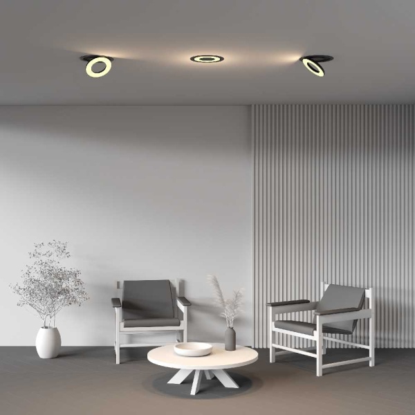 Встраиваемый светильник Maytoni Technical Downlight DL102-12W2.7K-B