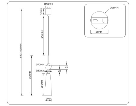 Люстра Ambrella Light HIGH LIGHT LH75365
