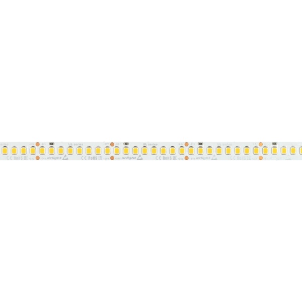 Светодиодная лента Arlight 20W/m 200LED/m 2835SMD теплый белый 5M UL-A200-10mm 24V Warm3000 037224