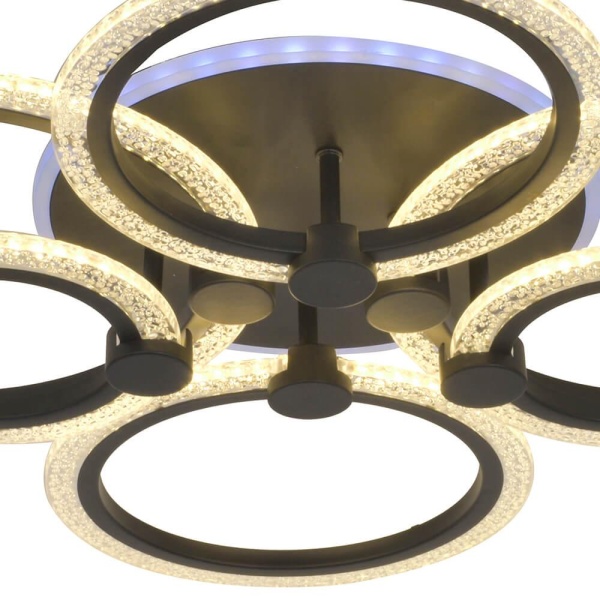 Потолочная люстра Seven Fires Ejlev SF7059/7C-BK-BL