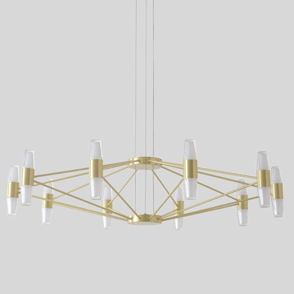 Подвесная люстра Crystal Lux DOROTEA SP10 GOLD