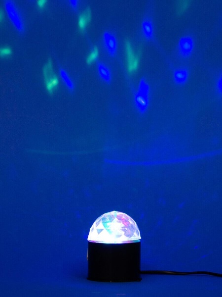 Светодиодный светильник-проектор Volpe Disco ULI-Q302 03W/RGB Black 09840