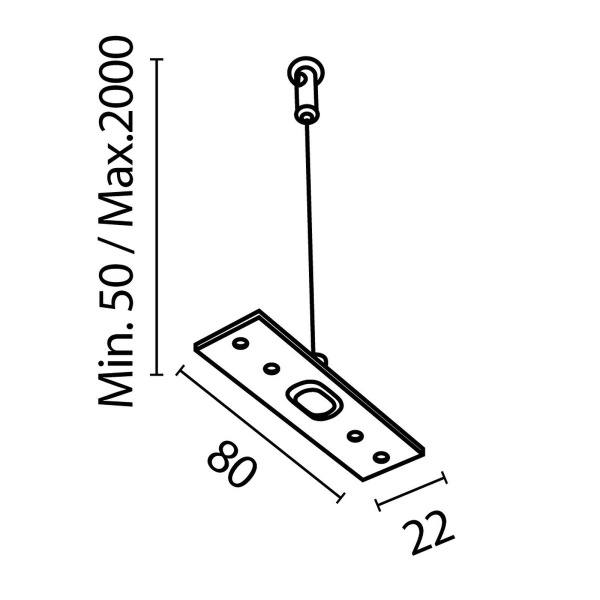 Подвес Maytoni Technical Exility (2 шт) TRA034SW-2W Подвес Maytoni Technical Exility (2 шт) TRA034SW-2W