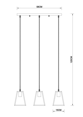 Подвесной светильник Arte Lamp Brussels A8030SP-3WH