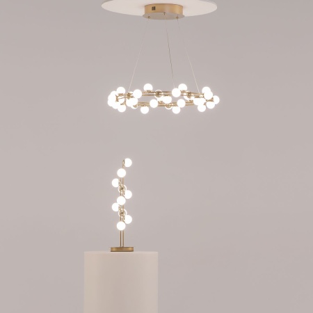 Подвесная светодиодная люстра Maytoni Tessara MOD081PL-L50G3K