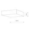 Потолочный cветильник Nowodvorski Lid Square Led White 10430