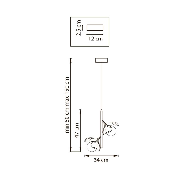 Подвес Ceramo BW Lightstar 799027