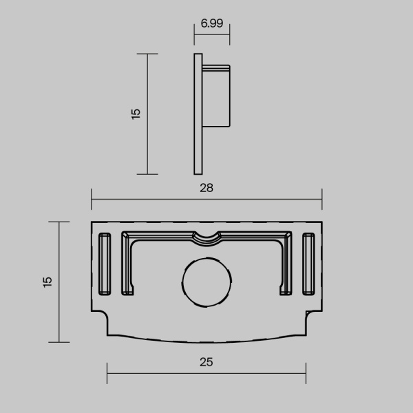 Комплектующие для профиля Maytoni Led Strip 642013 Комплектующие для профиля Maytoni Led Strip 642013