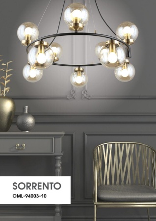 Подвесная люстра Omnilux Sorrento OML-94003-10