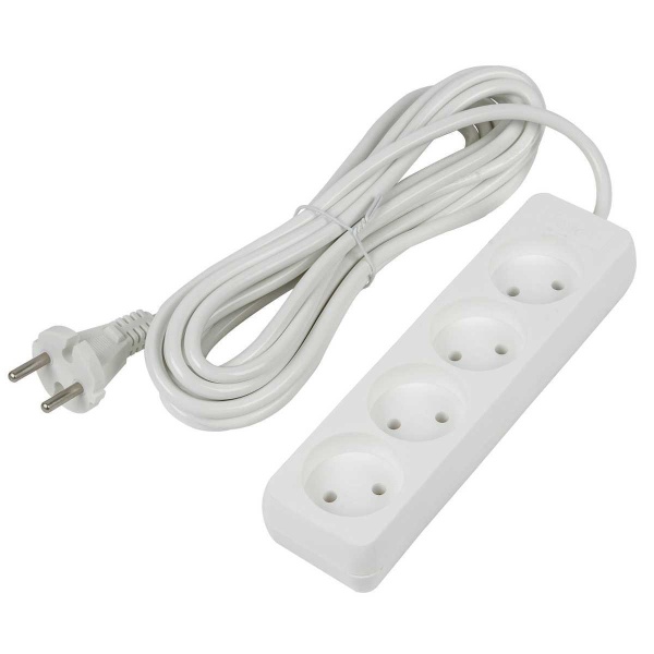 Удлинитель Uniel Ultra 4гн х 5м б/з S-CU4-5 White UL-00009989 Удлинитель Uniel Ultra 4гн х 5м б/з S-CU4-5 White UL-00009989