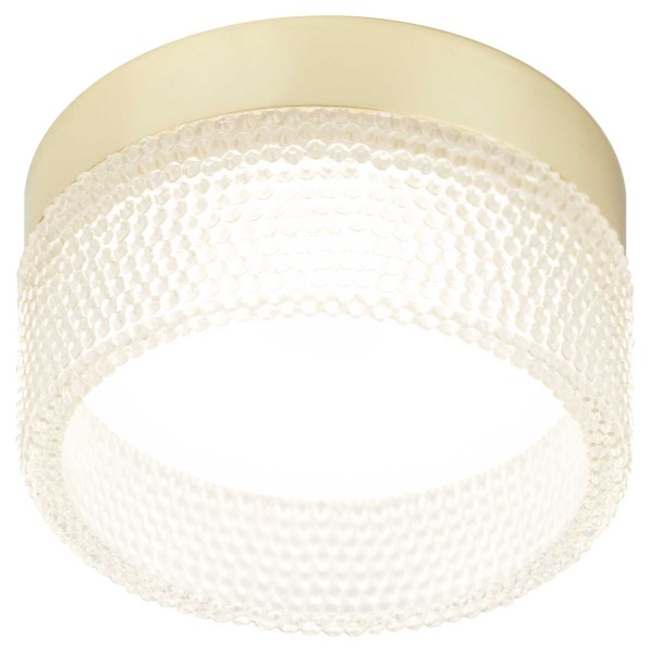 Светильник встраиваемый ЭРА DK97 GD/TR под лампу GX53 золото/прозрачный Б0057461