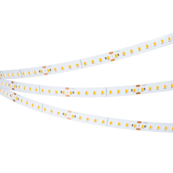 Светодиодная лента Arlight 8W/m 126Led/m 2835SMD теплый белый 5M UL-A126-10mm 24V Warm3500 044496