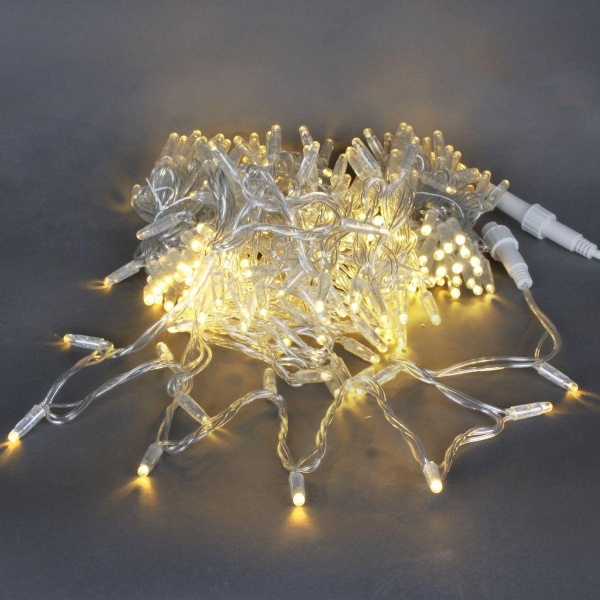 Уличная светодиодная гирлянда Sneha нить 230V теплый белый постоянный A-047C WW