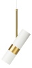 Подвесной светильник ЭРА PL33 WH/GD MR16 GU10 Б0061381