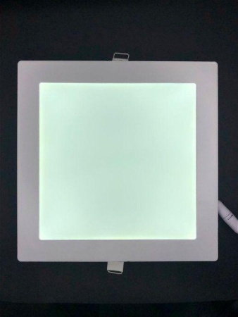 Встраиваемый светодиодный светильник Elvan VLS-102SQ-18W-WW-Wh