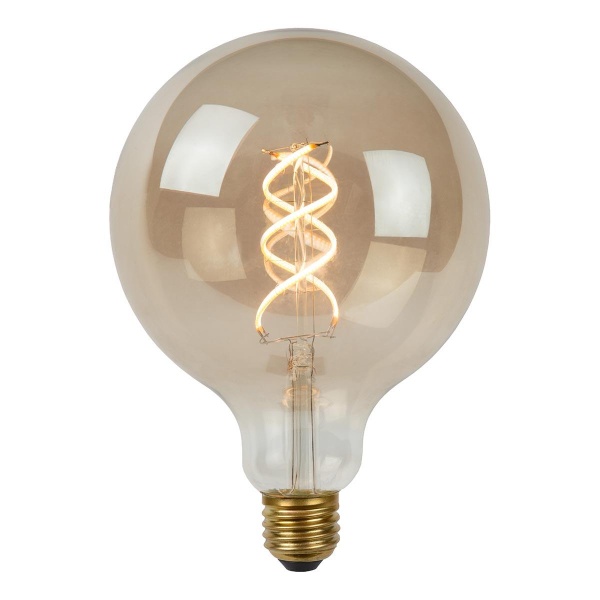 Лампа светодиодная диммируемая Lucide E27 5W 2200K дымчатая 49063/05/65