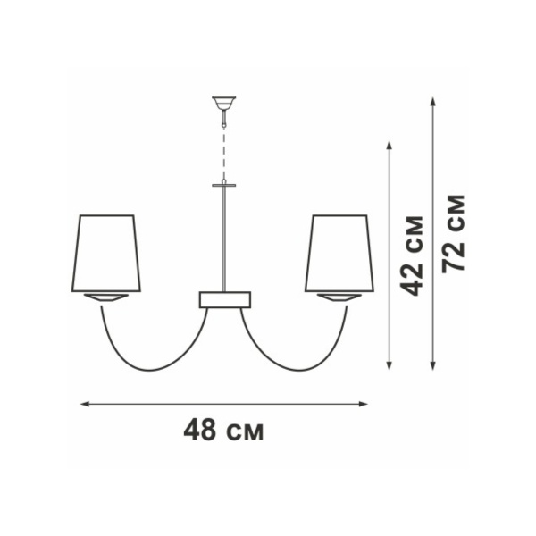 Подвесная люстра Vitaluce V3398-1/5