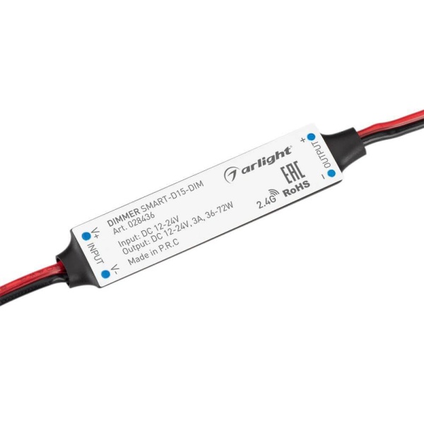Диммер Arlight Smart-D15-Dim 028436 Диммер Arlight Smart-D15-Dim 028436