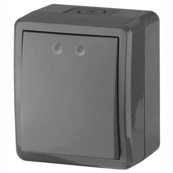 Переключатель одноклавишный ЭРА Эксперт 10AX 250V IP54 11-1403-03 Б0020674 Переключатель одноклавишный ЭРА Эксперт 10AX 250V IP54 11-1403-03 Б0020674