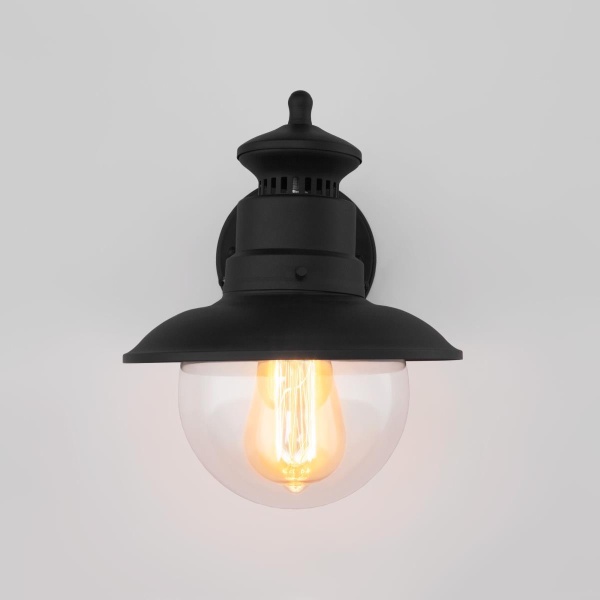Уличный настенный cветильник Elektrostandard Talli D GL 3002D черный a038480
