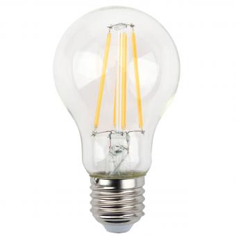 Лампа светодиодная филаментная ЭРА E27 11W 4000K прозрачная A60-11W-840-E27