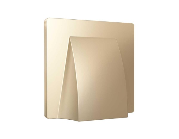 Лицевая панель вывода кабеля Ambrella Volt ALFA Quant Шампань AP6158