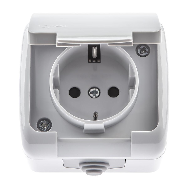 Розетка ЭРА Intro Atlantic Schuko 2P+E 16A 250V со шторками с крышкой 5-202-03 Б0050946 Розетка ЭРА Intro Atlantic Schuko 2P+E 16A 250V со шторками с крышкой 5-202-03 Б0050946