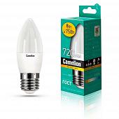 Лампа светодиодная Camelion E27 8W 3000K LED8-C35/830/E27 12389