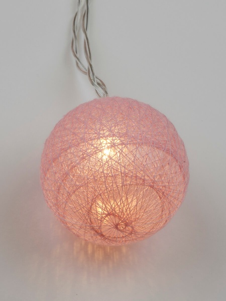 Светодиодная гирлянда Uniel Клубки теплый белый ULD-S0200-010/STB/2AA Warm White IP20 Tangles UL-00007285