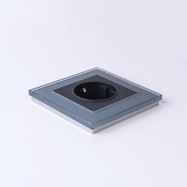 Розетка с заземлением, безвинтовой зажим Werkel черный матовый W1171308 4690389156908 Розетка с заземлением, безвинтовой зажим Werkel черный матовый W1171308 4690389156908