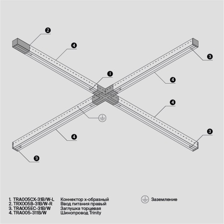 Заглушка Maytoni Technical Accessorises TRA005EC-31B