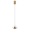 Подвесной светодиодный светильник Crystal Lux Astra SP Led Gold