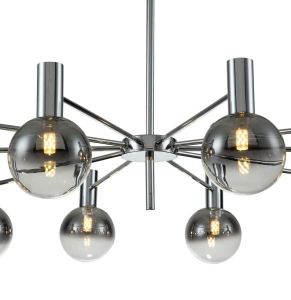 Подвесная люстра Indigo Collana 13015/10R Chrome V000225